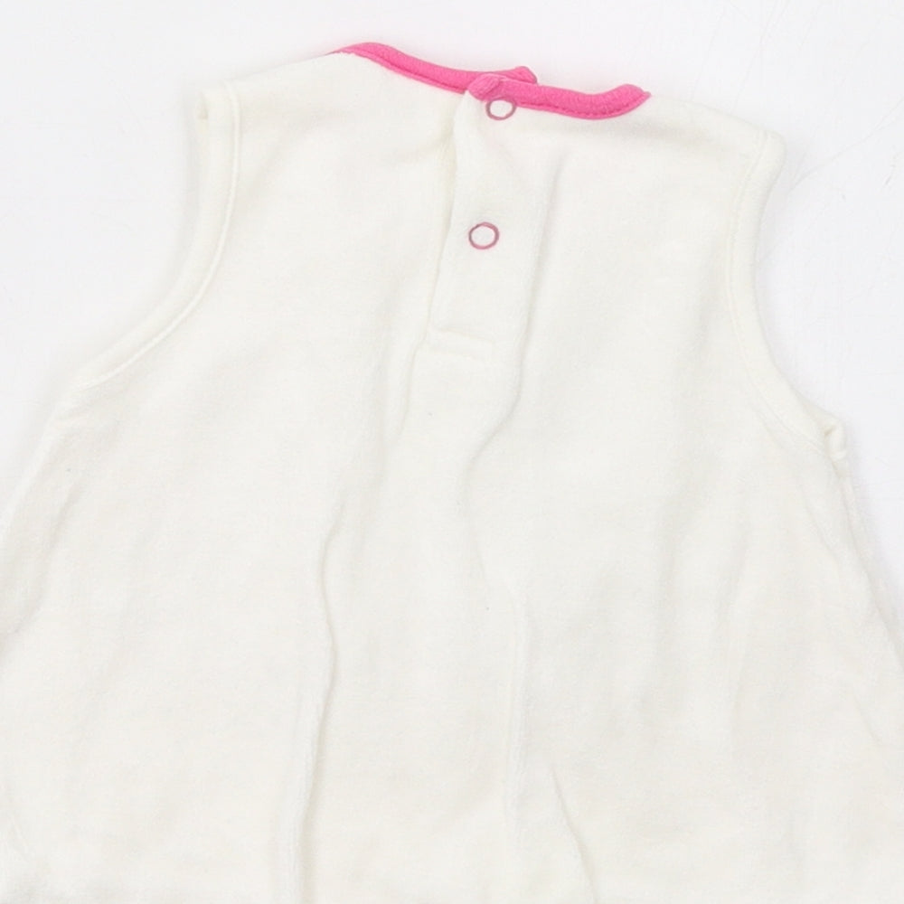 Cutey Couture Baby White   Tunic Blouse Size 3-6 Months