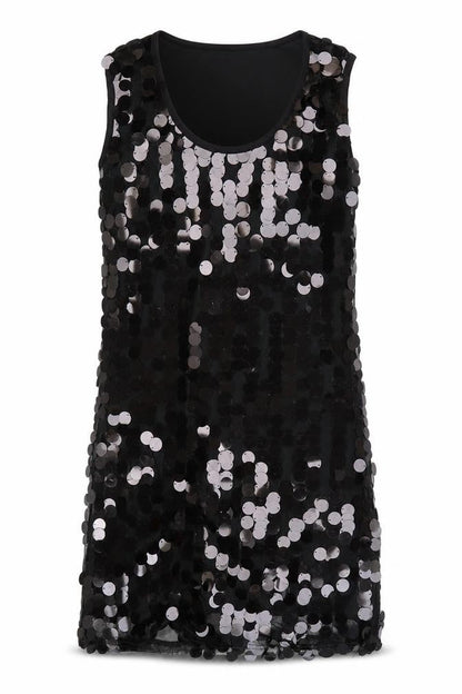Front view of Pussycat London women’s black mini, size M