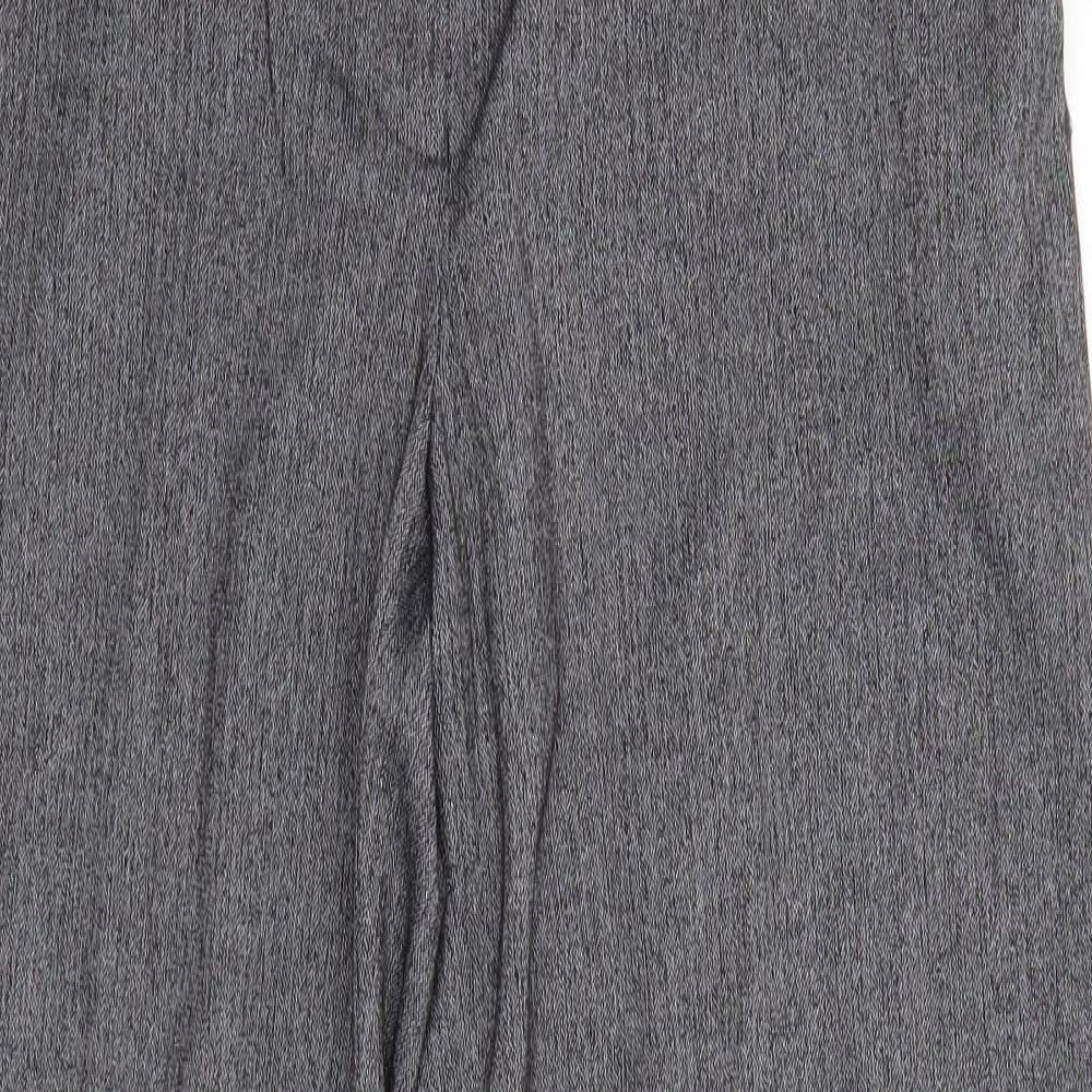 Womens UK Size 10 NEXT Regular Fit Dress Pants Grey Trousers