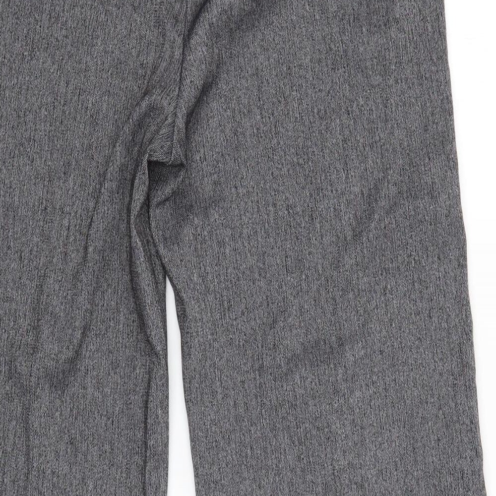 Womens UK Size 10 NEXT Regular Fit Dress Pants Grey Trousers