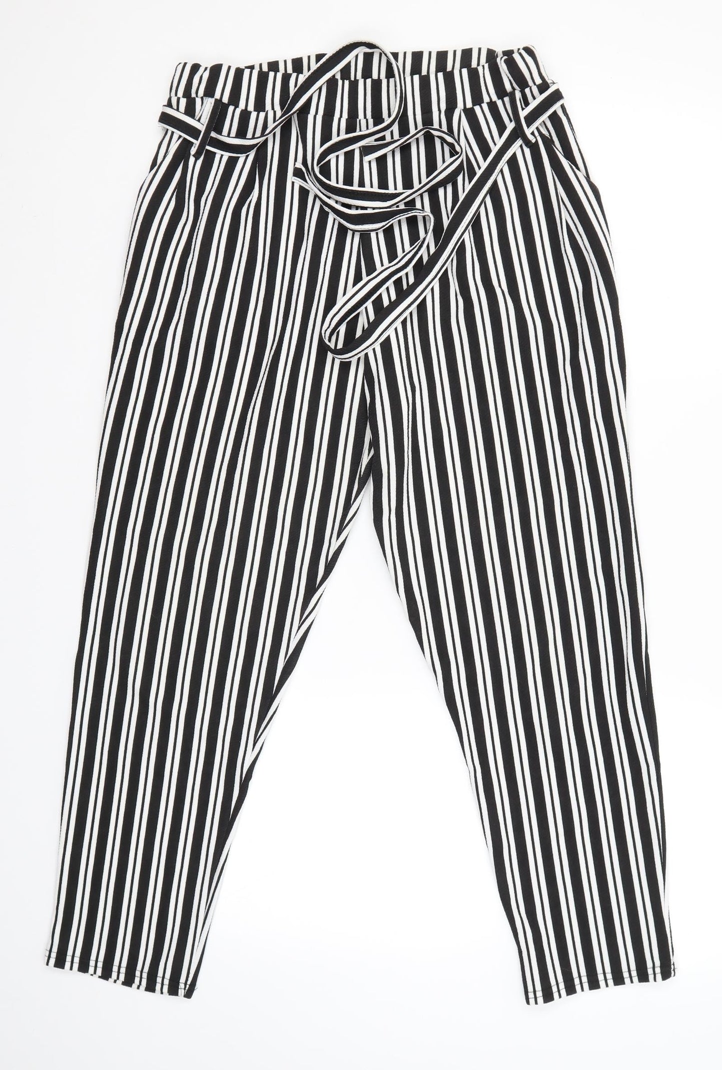 Womens UK Size 12 Preworn Regular Fit Dress Pants Multicoloured Trousers