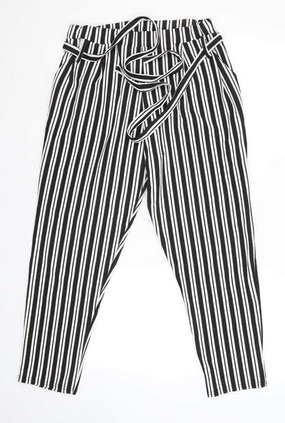 Womens UK Size 12 Preworn Regular Fit Dress Pants Multicoloured Trousers