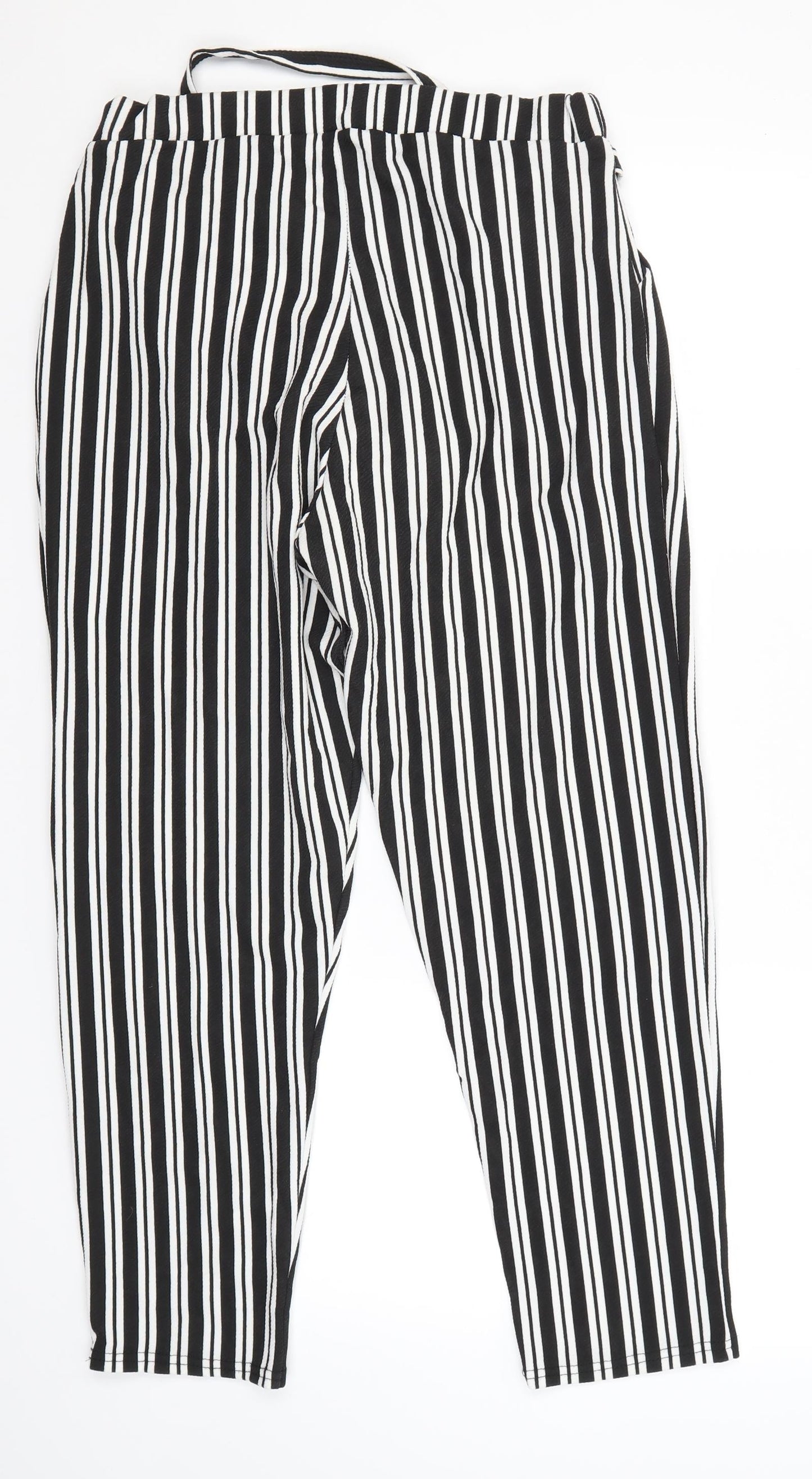 Womens UK Size 12 Preworn Regular Fit Dress Pants Multicoloured Trousers