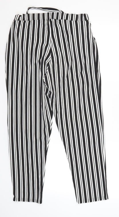 Womens UK Size 12 Preworn Regular Fit Dress Pants Multicoloured Trousers