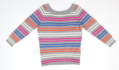 Womens UK Size 12 New Look Multicoloured Basic Blouse