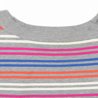 Womens UK Size 12 New Look Multicoloured Basic Blouse