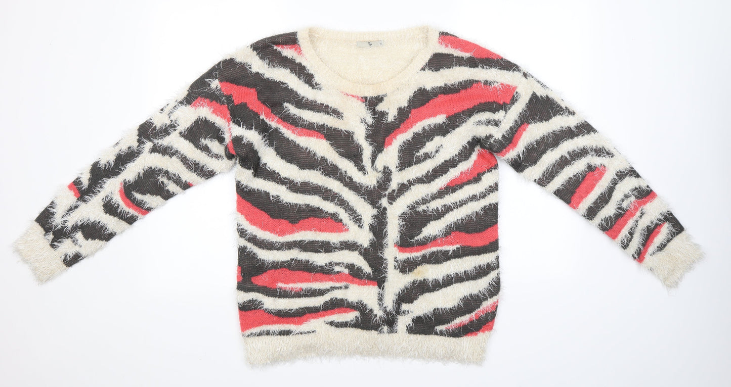 TU Womens Multicoloured   Pullover Jumper Size 12