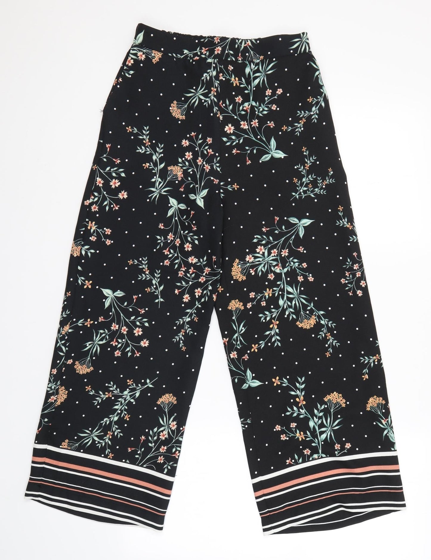 Womens UK Size 6 New Look Regular Fit Dress Pants Multicoloured Trousers