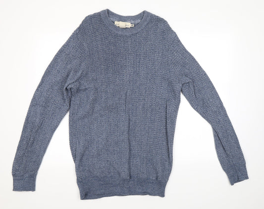 H&M Mens Blue   Pullover Jumper Size M