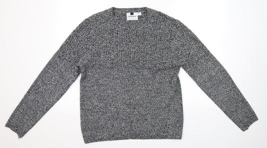 Topman Mens Grey   Pullover Jumper Size M
