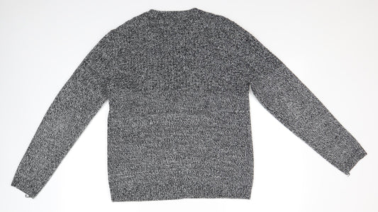 Topman Mens Grey   Pullover Jumper Size M
