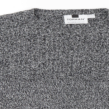 Topman Mens Grey   Pullover Jumper Size M