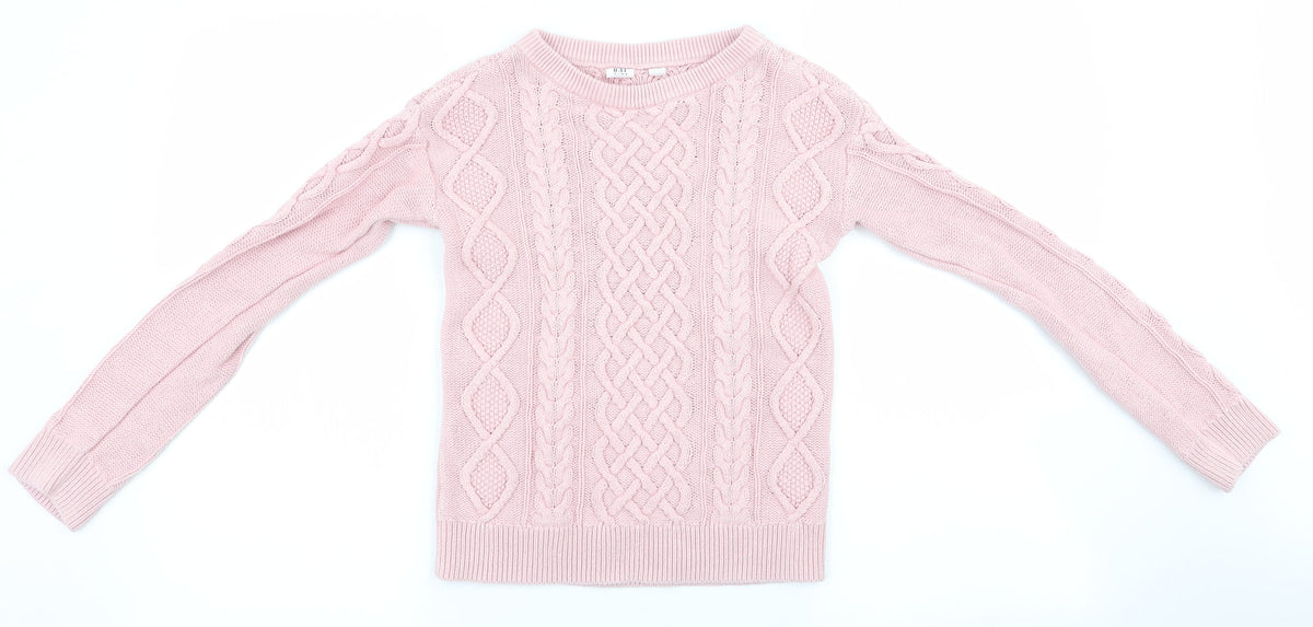 Additional front view of Gap girls’ pink jumper, size 8-9, years