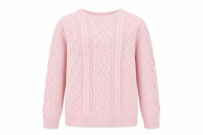 Front view of Gap girls’ pink jumper, size 8-9, years