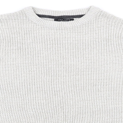 New Look Mens Grey   Pullover Jumper Size S