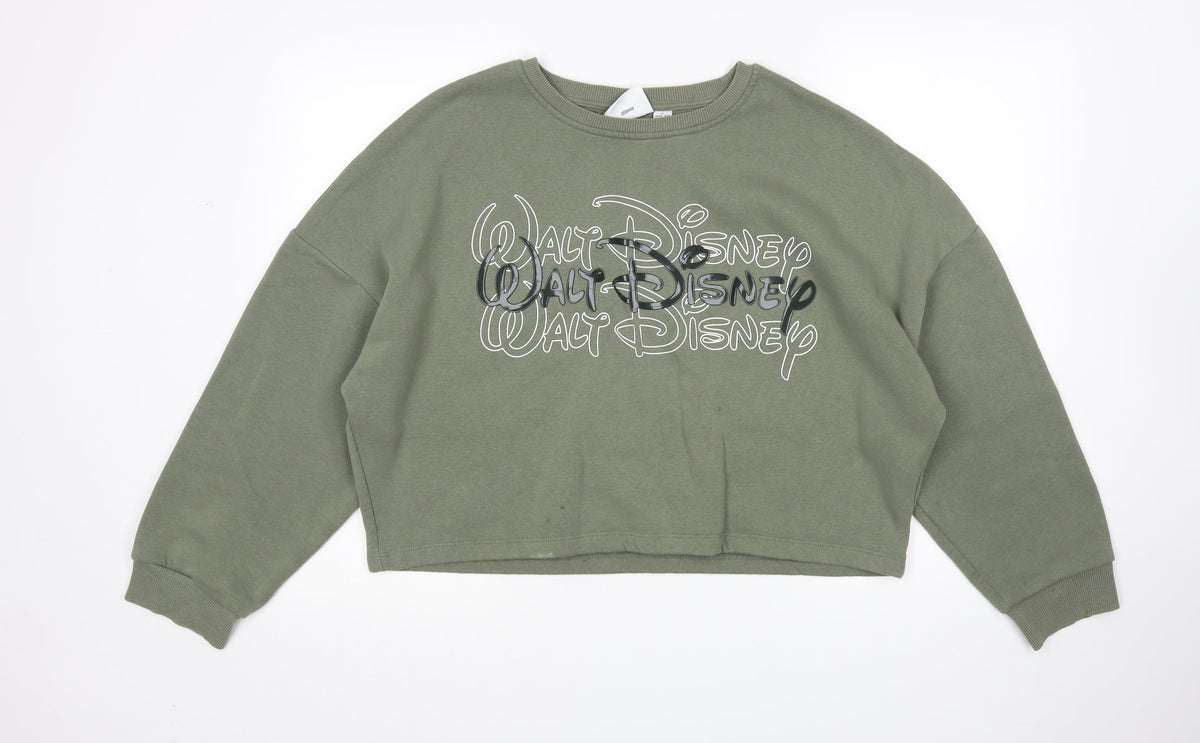 Additional front view of Primark women’s green pullover sweatshirt, size L