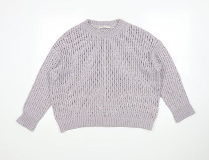 George Womens Purple   Pullover Jumper Size S