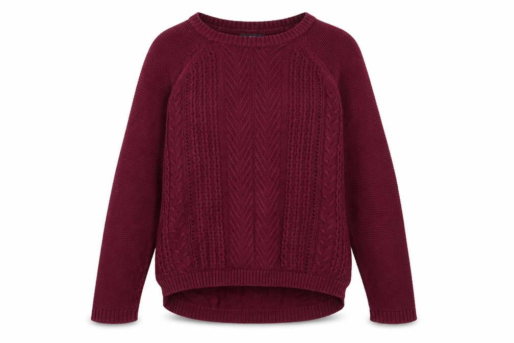 Womens UK Size S Stradivarius Purple Pullover Jumper