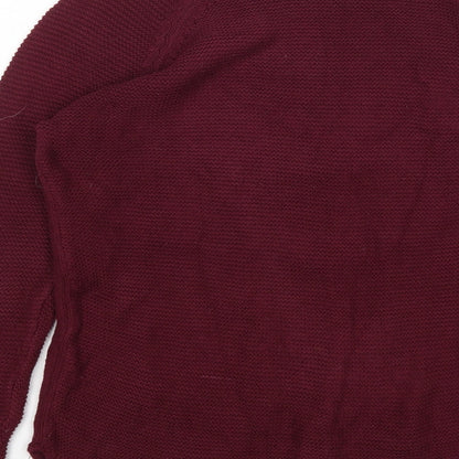 Womens UK Size S Stradivarius Purple Pullover Jumper