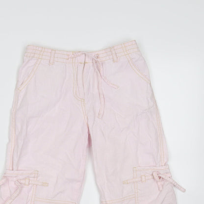 NEXT Girls Pink   Cargo Trousers Size 9 Months