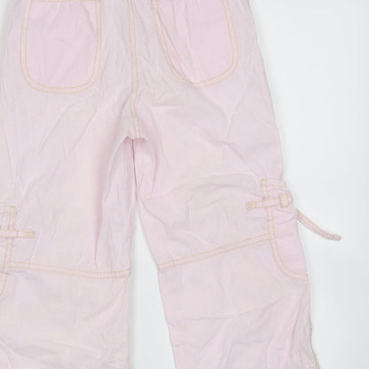 NEXT Girls Pink   Cargo Trousers Size 9 Months