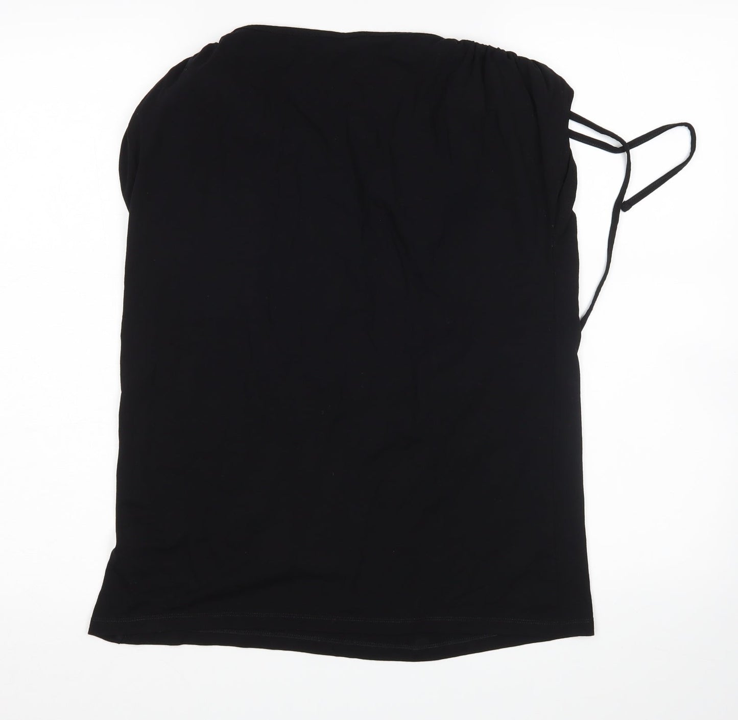 Womens UK Size 14 Emreco Black Basic T-Shirt