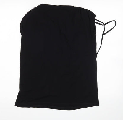 Womens UK Size 14 Emreco Black Basic T-Shirt
