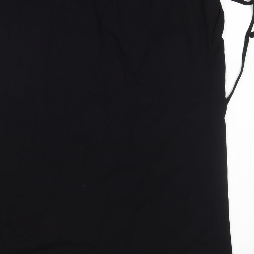 Womens UK Size 14 Emreco Black Basic T-Shirt