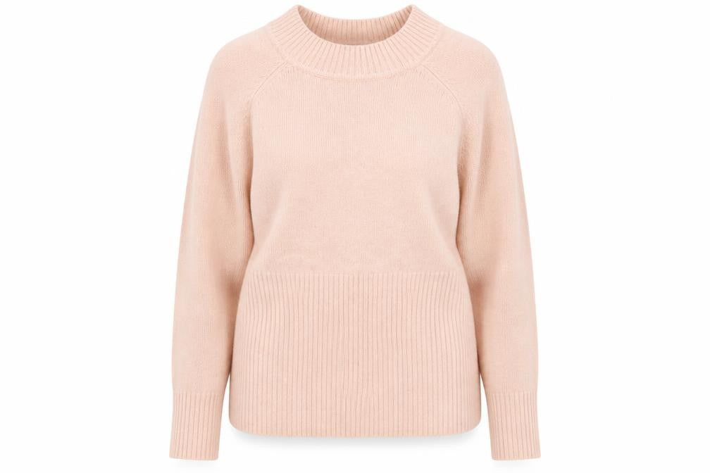 Womens UK Size 10 Nutmeg Pink Pullover Jumper