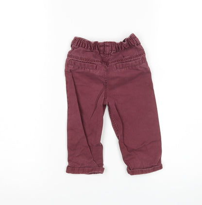 F&F Boys Purple    Jeans Size 9-12 Months