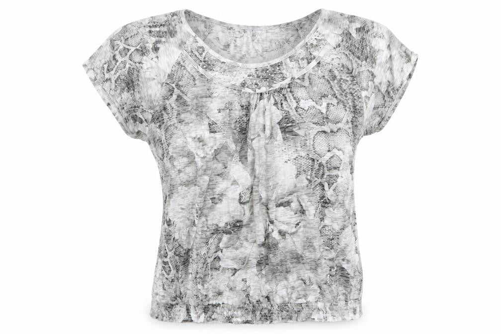 Womens UK Size 12 Betty Barclay Grey Basic T-Shirt