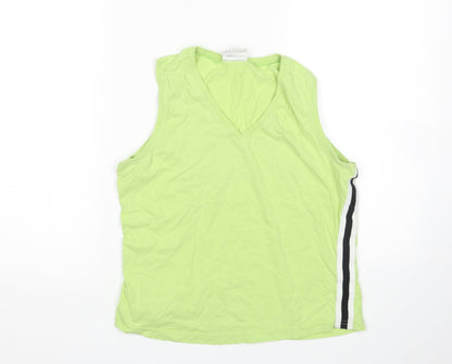 Womens UK Size 14 Tesco Green Basic Tank