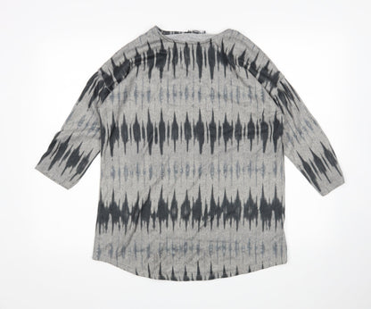Womens UK Size 12 Principles Grey Pullover Jumper