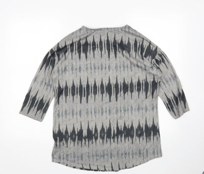Womens UK Size 12 Principles Grey Pullover Jumper