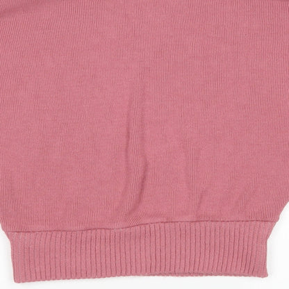 Womens UK Size S Nasty Gal Pink Pullover Jumper