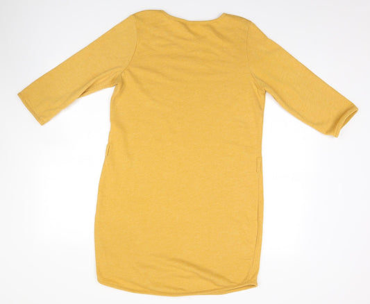 Womens UK Size M Only Gold Basic T-Shirt
