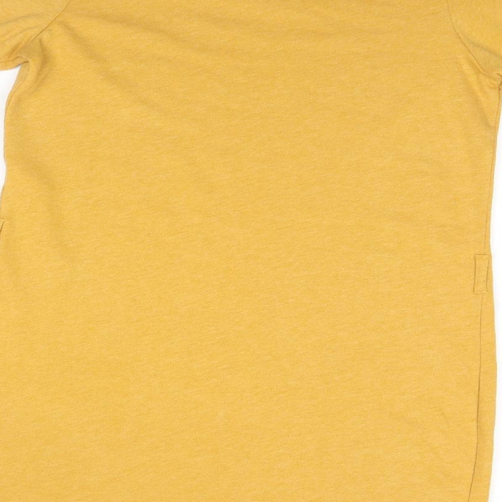Womens UK Size M Only Gold Basic T-Shirt