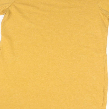 Womens UK Size M Only Gold Basic T-Shirt