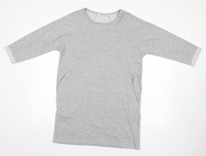 Womens UK Size 12 TU Grey Basic T-Shirt