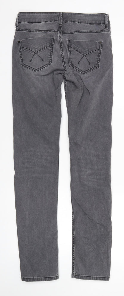 Topshop Womens Grey   Skinny Jeans Size 25 in L30 in