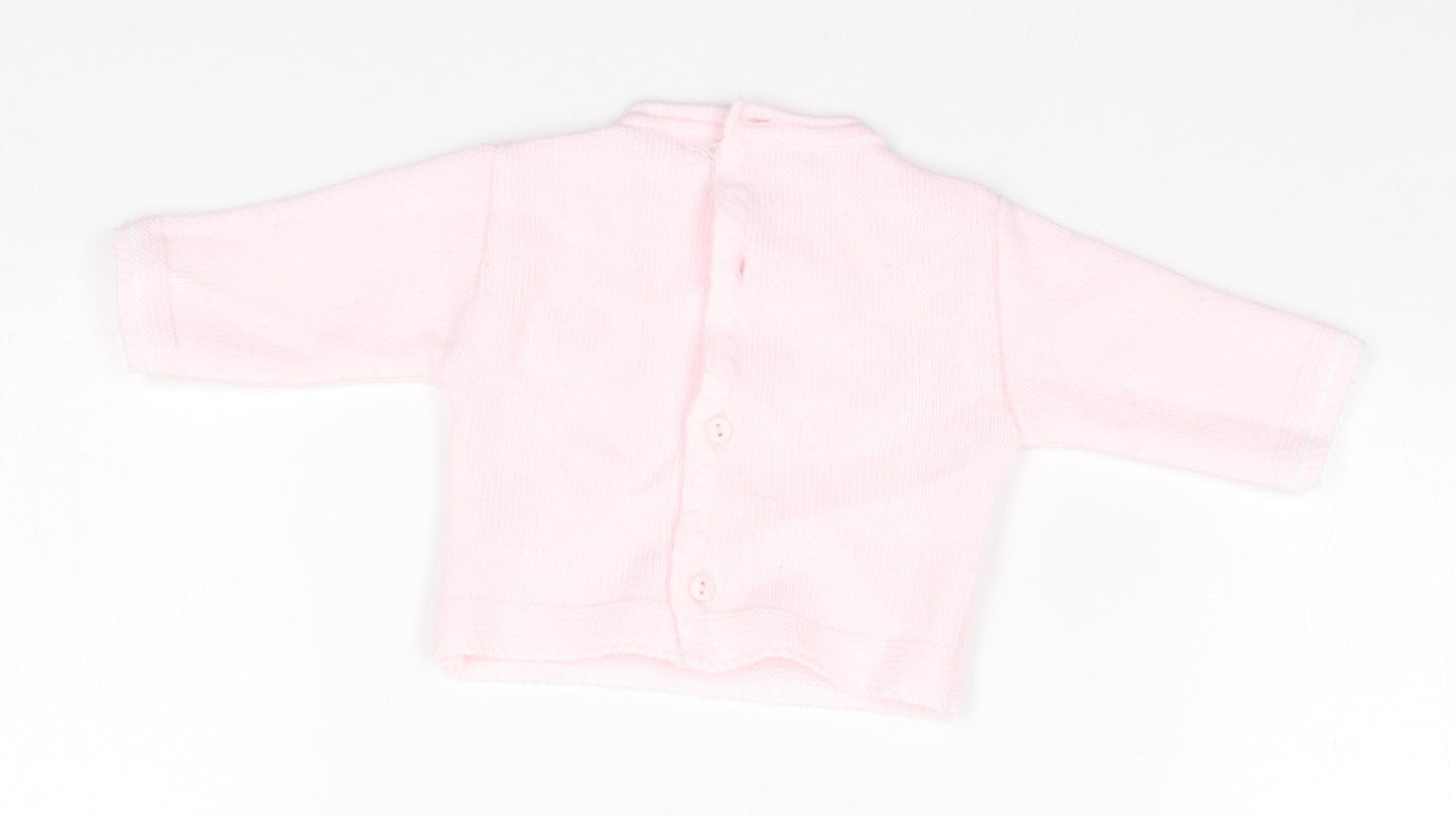 Dandelion Baby Pink   Cardigan Jumper Size 0-3 Months