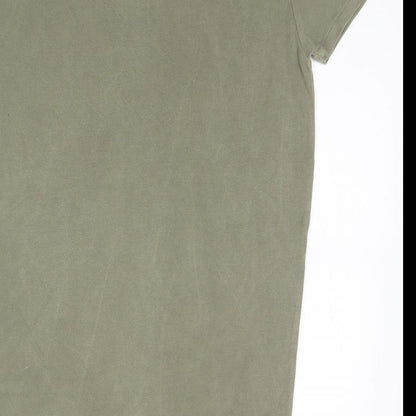 Womens UK Size 8 PRETTYLITTLETHING Brown Basic T-Shirt