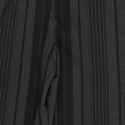 Chrmart Womens Grey Striped  Trousers  Size 20 L27 in