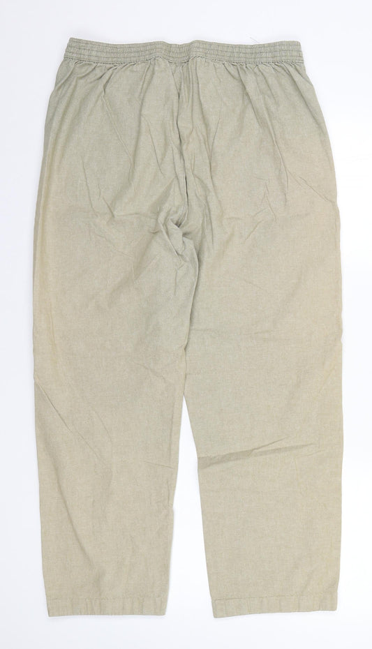 Womens UK Size 16 EWM Regular Fit  Beige Trousers