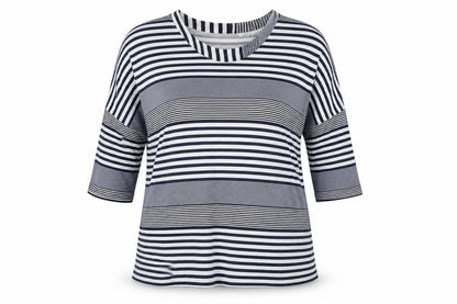 Womens UK Size M Adini Blue Basic T-Shirt