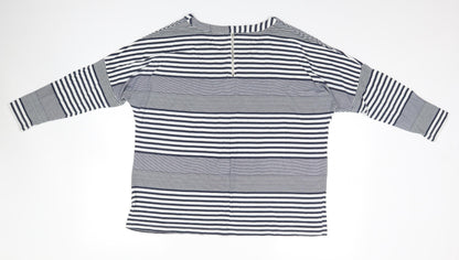 Womens UK Size M Adini Blue Basic T-Shirt