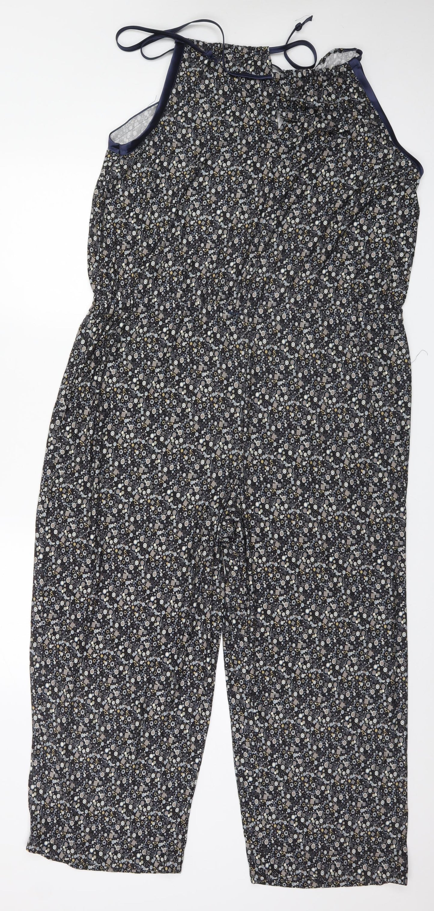 Womens UK Size  Preworn One-Piece Multicoloured Jumpsuit