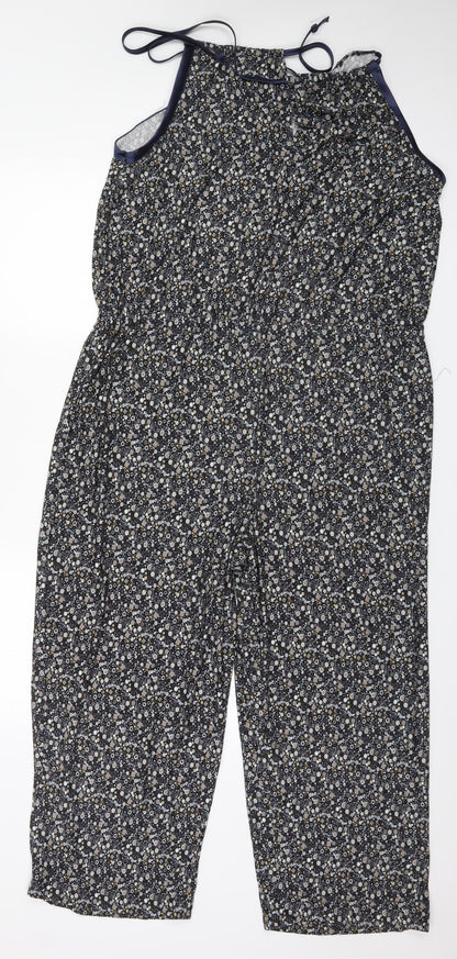 Womens UK Size  Preworn One-Piece Multicoloured Jumpsuit