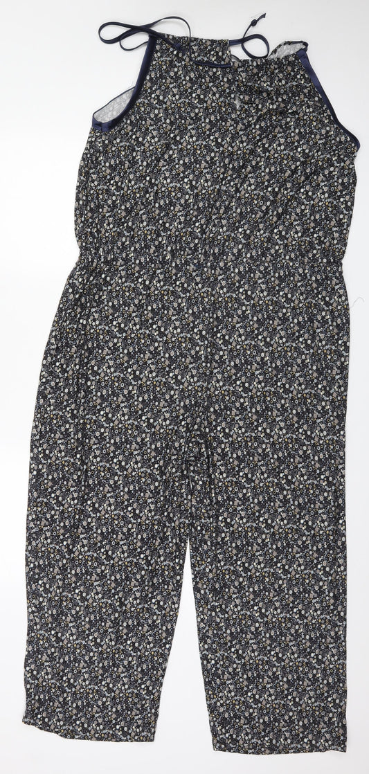 Womens UK Size  Preworn One-Piece Multicoloured Jumpsuit