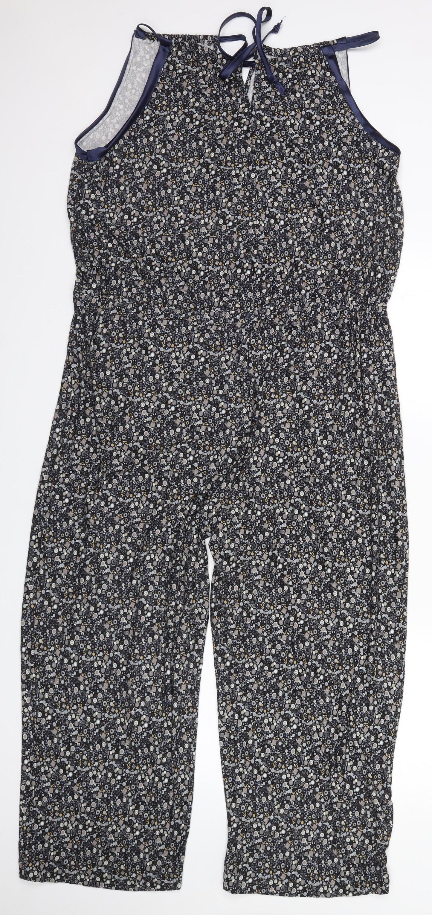 Womens UK Size  Preworn One-Piece Multicoloured Jumpsuit